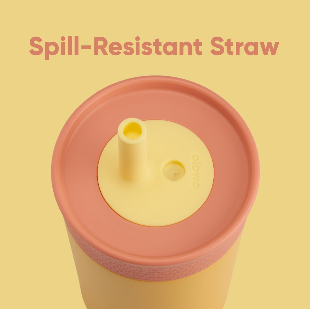 Peach Yellow Kids Sip Tumbler